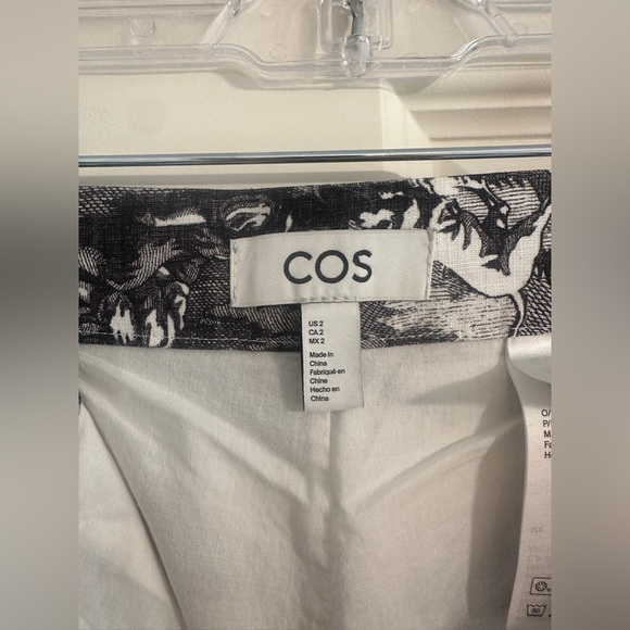 COS French Toile 100% Linen Trousers Size 2 - Picture 6 of 7